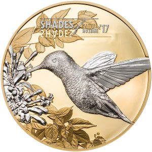 Cook Islands 2017 Shades of Nature Hummingbird Coin Reverse