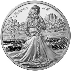 Cook Island 2016 Camelot - Guinevere Coin Reverse