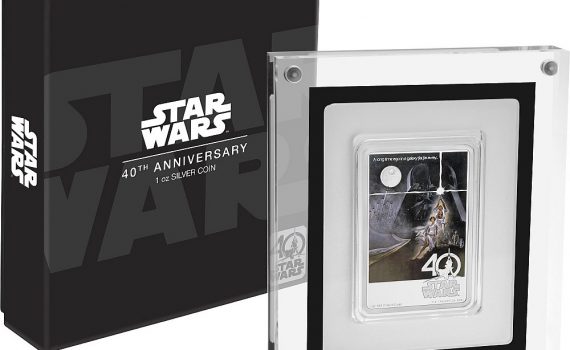 2017 Star Wars 40th Anniversary 1oz Silver Coin