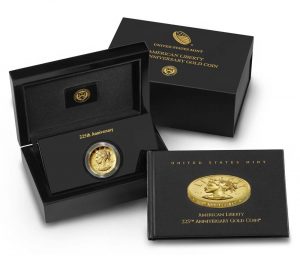 USA 2017 225th Anniversary American Liberty Gold Coin in Box