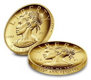 USA 2017 225th Anniversary American Liberty Gold Coin