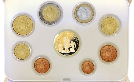 Vatican 2017 Proof Gold Coin Set