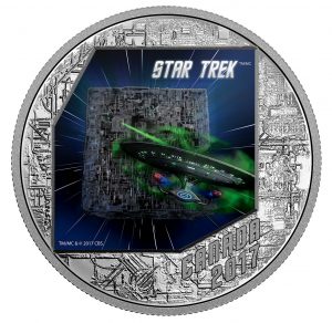 Canada 2017 Star Trek : The Borg Coin Reverse