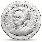 France 2017 Women of France - Olympe de Gouges Silver Coin Reverse