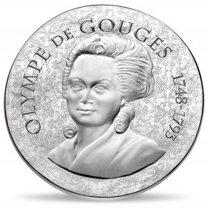 France 2017 Women of France - Olympe de Gouges Silver Coin Reverse