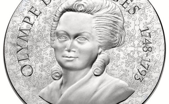 France 2017 Women of France - Olympe de Gouges Silver Coin Reverse