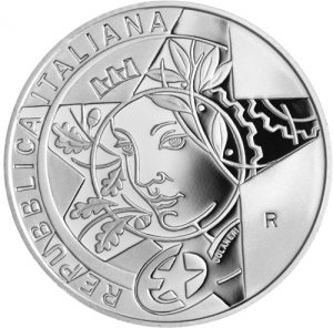 Italy 2017 Europa Star Silver coin - Galleria Vittoria Emanuelle II - Obverse
