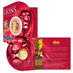 New Zealand 2017 British and Irish Lions Coin Packaging