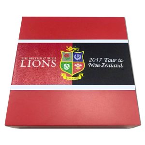 New Zealand 2017 British and Irish Lions Silver Coin Packaging