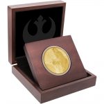 Classic Star Wars 2017 Chewbacca 1/4 oz Gold Coin in Box