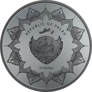 Palau 2017 Laughing Buddha Coin Obverse