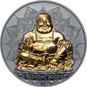 Palau 2017 Laughing Buddha Coin Obverse