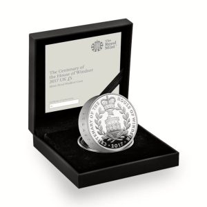 Great Britain 2017 Centenary of the House of Windsor Silver Piedfort Coin