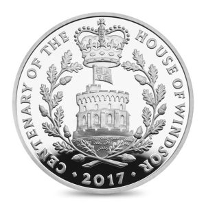 Great Britain 2017 Centenary of the House of Windsor Silver Coin Reverse