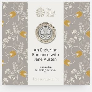 UK 2017 Jane Austen £2 Brilliant Uncirculated Coin