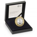 UK 2017 Jane Austen £2 Silver Piedfort Coin in Box