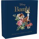Bambi 75th Anniversary Gold 1/4oz Coin outer Box