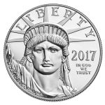 USA 2017 20th Anniversary Platinum Eagle Proof Coin Obverse