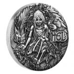 Norse Goddesses 2oz Silver Hel Coin Reverse