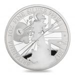 UK 2017 Proof Britannia 1oz Silver Coin Reverse