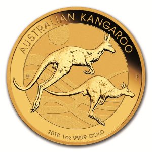 Australia 2018 Perth Mint Gold Kangoroo 1oz Reverse