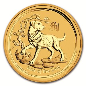 Australia 2018 Perth Mint Gold Year of the Dog Reverse, Chinese Lunar Calendar