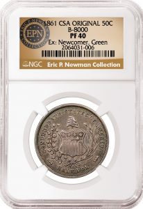 1861 Confederate Half Dollar NGC PF40
