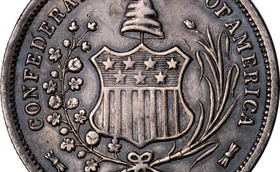 1861 Confederate Half Dollar Reverse