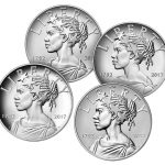 USA 2017 225th Anniversary 4 Medal Silver Set