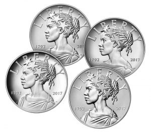 USA 2017 225th Anniversary 4 Medal Silver Set