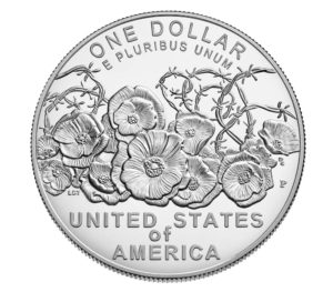 USA 2018 WWI Centennial Silver Dollar Coin Reverse