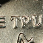 Doubling in the 1974 D DDO(FS-50-1974D-101) Letters in "WE TRUST"