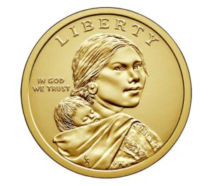 Native American Dollar Coin Sacagawea Obverse