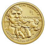 2018 Native American Jim Thorpe Dollar Coin Reverse